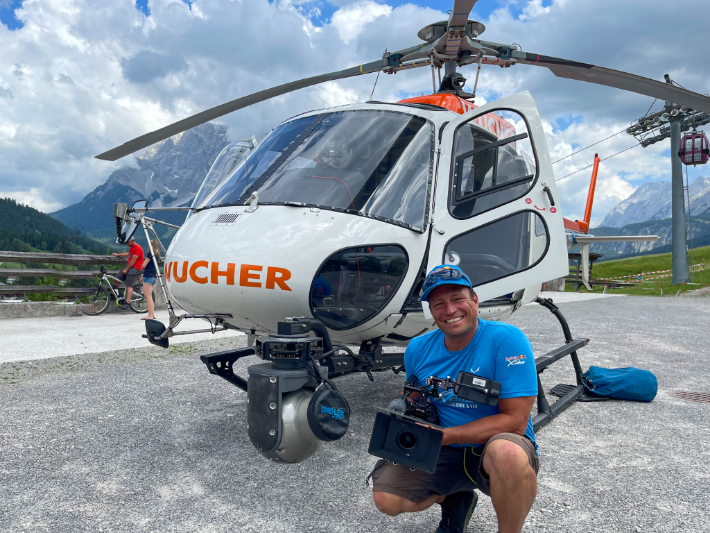 Roland Chytra - DOP - Dreharbeiten Wucher Helikopter