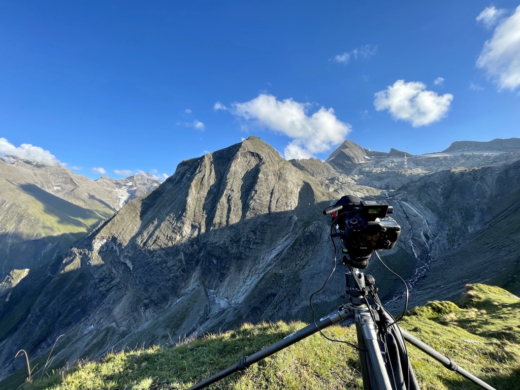 Timelapse von der Milchstraße über dem Kitzsteinhorn für ServusTV Bergwelten